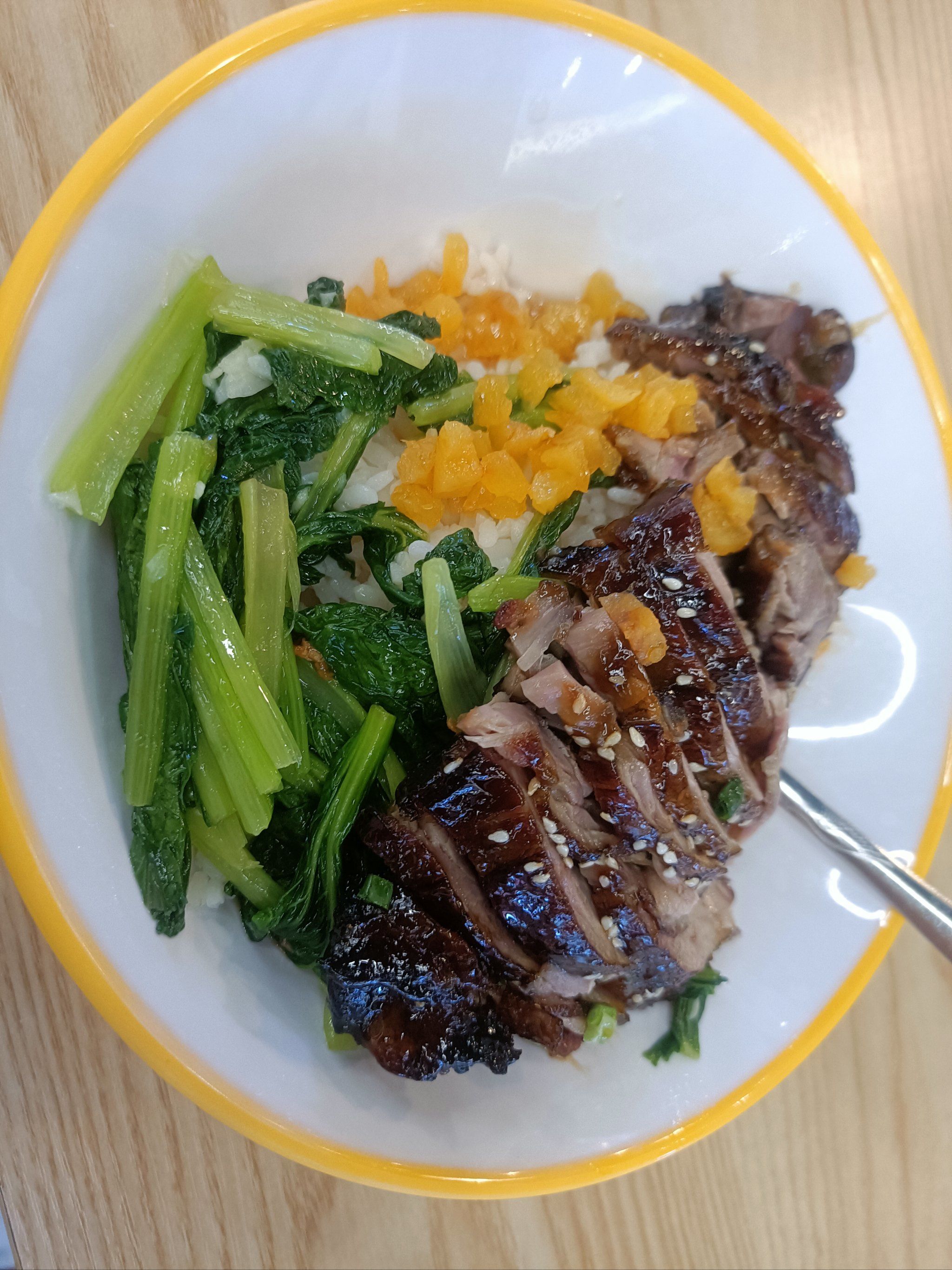 第一次来吃二食堂烧腊窗口,总得来说比不上一食堂的烧腊