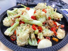 铁板有机花菜-李师傅脆肚(华强北店)