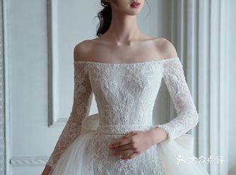 全身布满立体玫瑰刺绣的婚纱听说女孩看多了容易做梦