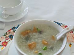 皮蛋瘦肉粥-青岛海景花园大酒店·粤海餐厅