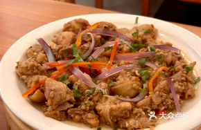 Steamed Chicken Thigh with Sand Ginger