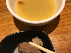 汤中肉入味-小金鬼·煎饺·鸽子汤