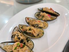 碳烤青口贝-覃记海鲜美食餐厅