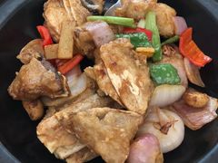 姜葱干迫鱼云煲-广东胜利宾馆西关粤中餐厅