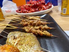 鲳鱼-宝记烧烤·碳锅羊肉·羊蝎子火锅·夜食社(文体路创始店)