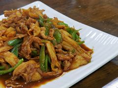 水面筋青椒肉丝-协和菜馆(凤凰街店)