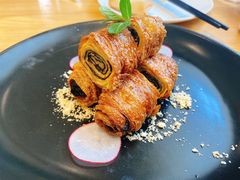 豆皮紫菜卷-朵朵开素食餐厅(后宰门街店)