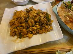 东北大酱炒鸡蛋-鹤乡东北菜(崮山路店)