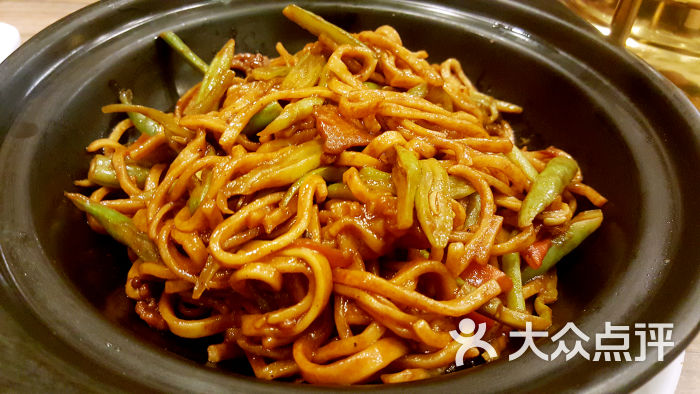 豆角肉焖面