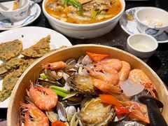 海鲜蒸锅-潮三爷砂锅焗海鲜·生腌·海鲜粥(朝晖店)