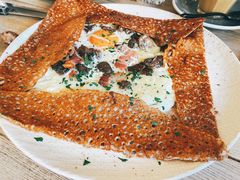 鸡蛋蘑菇熏肉荞麦可丽饼-RAC BAR(安福路店)