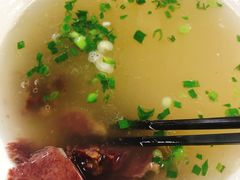 牛肉汤-草桥清真牛肉锅贴扁食店