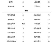 菜单-WILDS 野有食(碧坞店)