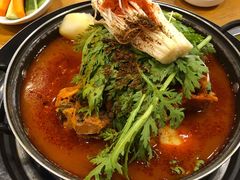 土豆排骨火锅-喇喇排骨火锅·传统韩式脊骨汤(望京西园总店)