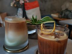 绿豆拿铁-25#COFFEE(古地石店)