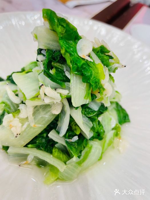喜鼎海胆水饺(平安金融中心店)有机小白菜蒸虾皮图片