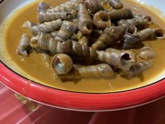 花生酱炒钉螺-钱山海鲜大排档