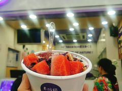 蓝莓刨酸奶-一只酸奶牛(八一路店)
