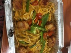 椰香咖喱鸡肉意面-达美乐比萨(石景山万达店)