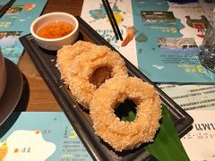 炸虾饼配泰国梅子酱-帕蓝·暹罗料理(曲阳店)