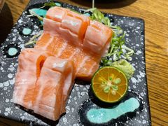 三文鱼腩刺身-原田新料理(1912店)