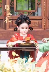 -后宫·古装汉服京剧儿童亲子全家福摄影