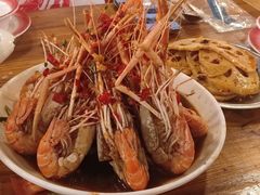 芥末罗氏虾-冶建镜子·老南昌大排档·江西虾王(总店)