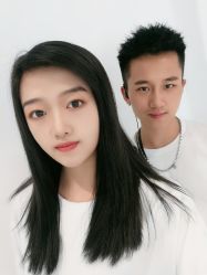 -I+造型烫发染发