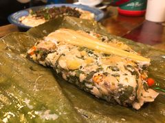 芭蕉叶蒸香茅鸡-紫滇源云南生态菜(丹凤街店)