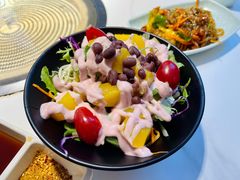 芒果酸奶沙拉-猪啊牛呀羊啊铜盘烤肉(正大广场店)