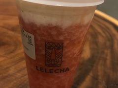 奶酪红草莓-LELECHA乐乐茶(上海五角场万达广场店)
