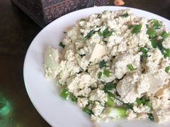小葱拌豆腐-天源渔港农庄