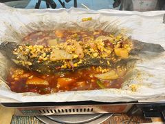 烤草鱼-阿杰烧烤·西安传统烤肉店(天朗御湖店)