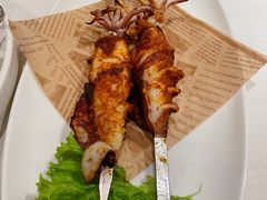 炉火烤笔管鱼-开海·红岛海鲜虾水饺(石老人店)