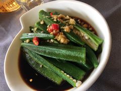 捞汁秋葵-情妹耙泥鳅·江湖川菜(科华店)
