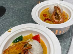 咖喱8头桂虾配米饭-景月阁空中食府(希尔顿酒店)