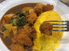炸鸡块咖喱蛋包饭-池奈·咖喱蛋包饭(熙地港店)
