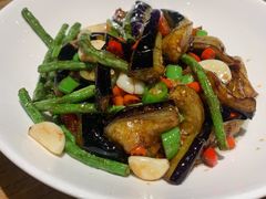茄子豇豆-鸡毛店·川菜(双楠店)