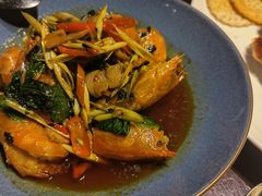 传统油爆虾-杭州西子湖四季酒店·金沙厅