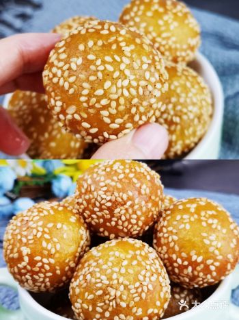 5分钟学会红薯芝麻球软糯脆香！