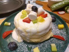 蓝莓百香果舒芙蕾-麦甜创意轻食餐厅(西康路店)