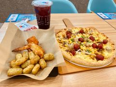 新加坡砂煲风味腊肠鸡肉披萨-达美乐比萨(南站西路店)