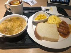 炒滑蛋加脆皮肠仔早餐-大家乐(佛山普君店)