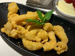 咸蛋黄鱼柳-鱼酷活鱼烤鱼(人信汇商场店)