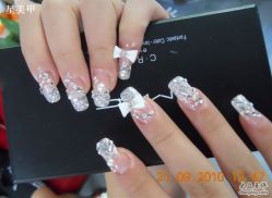 水晶镭射新娘甲-星美甲