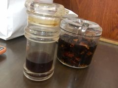 醋和辣椒油-老爆肚满五香烧牛羊肉