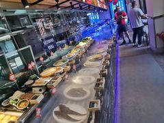 自助取餐区-渔民船说·北塘海鲜·天津菜·海肠捞饭(北塘古镇店)