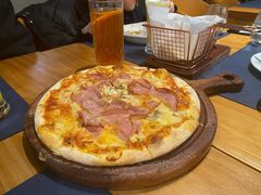 蘑菇火腿披萨-鼎鼎西餐厅