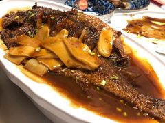 深海黄鱼年糕-径山十八道·风味民间菜(杭州总店)