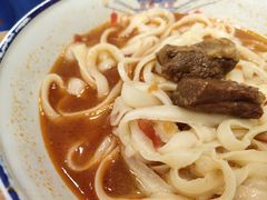 番茄牛肉刀削面-顺溜·手工刀削面·黑金店(铜锣湾店)